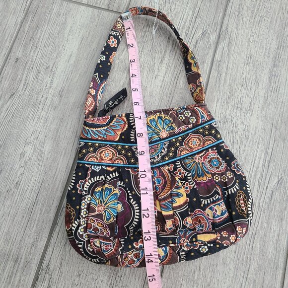 Vera Bradley Hannah small handbag purse Kensington brown floral - Picture 4 of 7